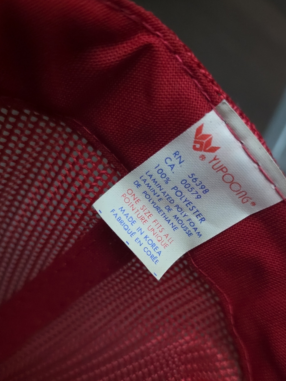 Red Trucker Hat - Branded Party Cap - Picture 4 of 5